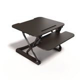 Union & Scale™ FlexFit Manual Adjustable Desk Converter, 26.7 x 30.8 x 5.9 to 19.6, Black (UOS44901) Each