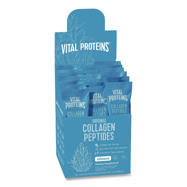 VITAL PROTEINS® Collagen Peptides Powder, Unflavored, 0.3 oz Packet, 20/Box (VTPVVP00539) Each