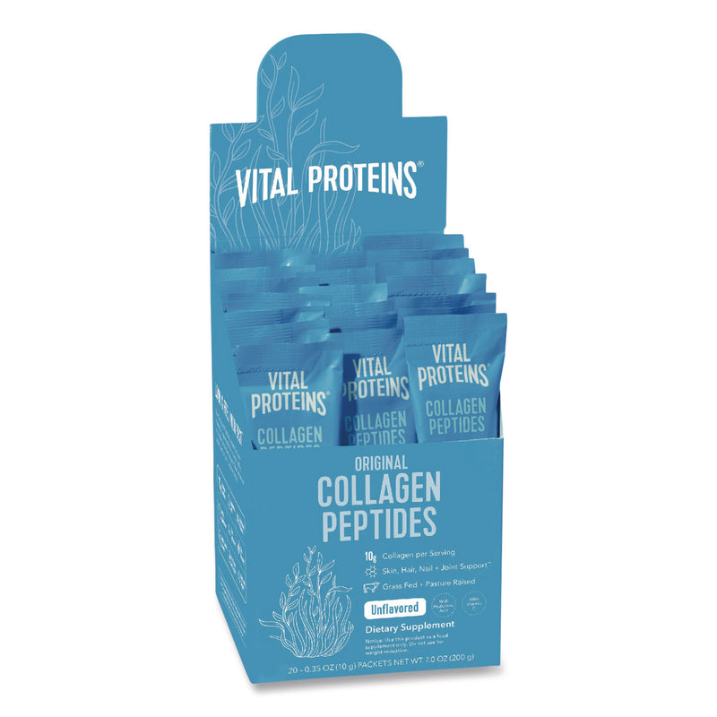 VITAL PROTEINS® Collagen Peptides Powder, Unflavored, 0.3 oz Packet, 20/Box (VTPVVP00539) Each