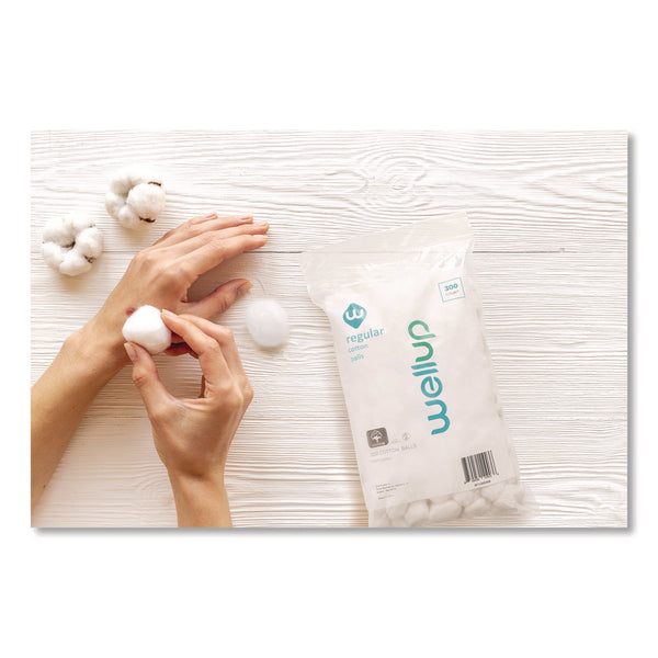 WellUp Regular Cotton Ball, 300/Pack (WEUW11300300) Each