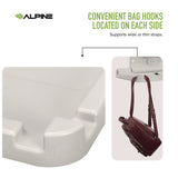 Alpine Industries Compact Horizontal Baby Changing Station, 32 x 18, White (ALHALP411E) Each
