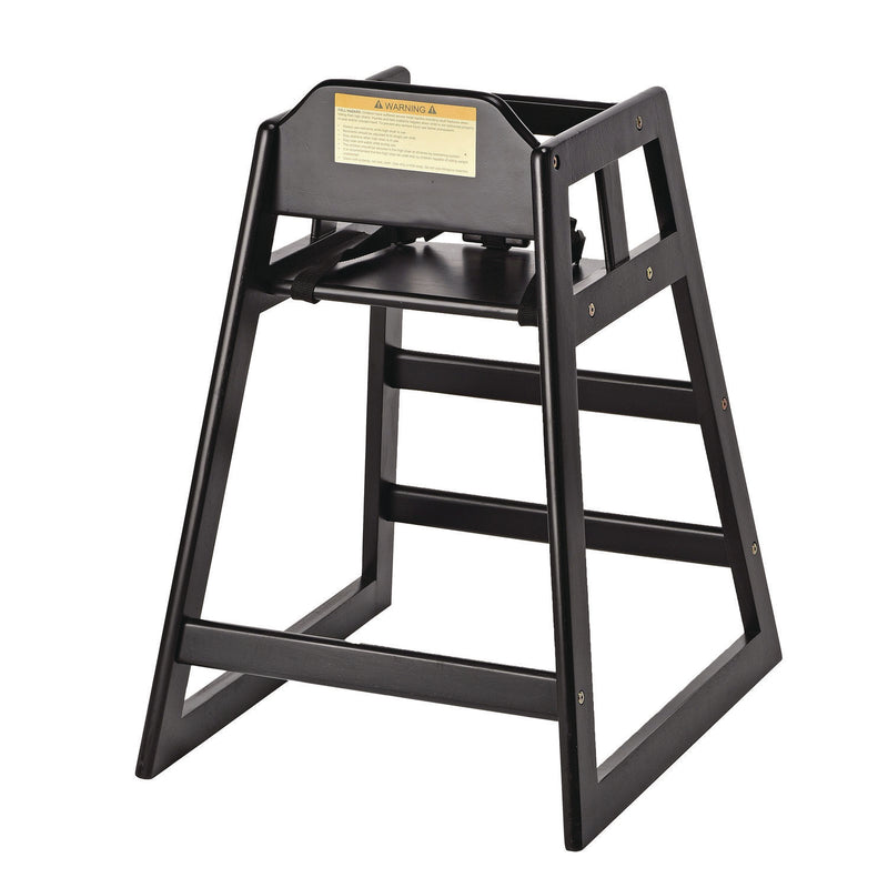 Alpine Industries Wooden Stackable High Chair, Supports Up to 50 lbs, 29.02" h, Espresso, 2/Pack (ALHALP41202ESP) Each
