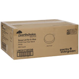 Pactiv Evergreen EarthChoice PFAS-Free Compostable Soup Cup Lid, For 8-16 oz Soup Cups, 4" Diameter, White, Sugarcane, 500/Carton (PCTLMC81216ECBB) Case of 500
