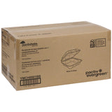 Pactiv Evergreen EarthChoice PFAS Free Compostable Hinged Lid Container, 9 x 9 x 3, White, Sugarcane, 150/Carton (PCTYMCH0901BB) Case of 150