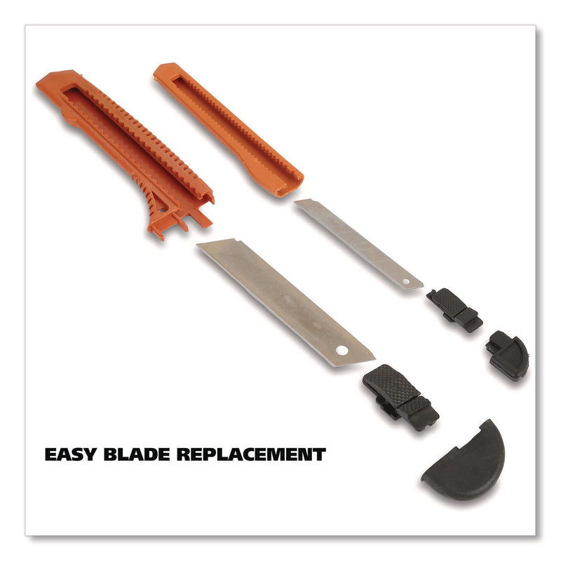 Great Neck® Snap-Off Utility Knife Set, 9 mm Knife, 18 mm Knife, Orange/Black (GNS2SBK) Each