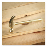 Great Neck® 5-in-1 Carpenter's Hammer with Nesting Handle Containing Four Screwdrivers, 6.5" Long Gold Handle (GNS19006) Each