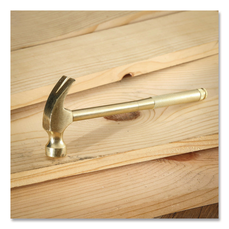 Great Neck® 5-in-1 Carpenter's Hammer with Nesting Handle Containing Four Screwdrivers, 6.5" Long Gold Handle (GNS19006) Each