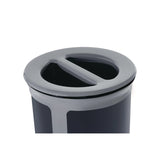 Rubbermaid® Commercial ENHANCE Series Waste Receptacle, Dual Top Hole, 23 gal, Metal, Pearl Gray/Umbra Gray (RCP2172841) Each