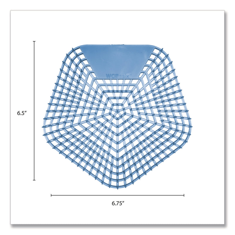 Fresh Products WCBasix Urinal Screen, Clean Cotton Scent, Blue, 0.11 oz, 10/Box (FRSWCBX10CBBX) Box of 10