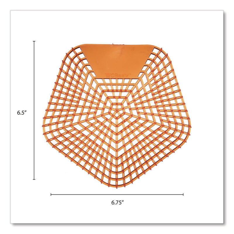 Fresh Products WCBasix Urinal Screen, Mango Mist Scent, Orange, 0.11 oz, 10/Box (FRSWCBX10MGBX) Box of 10