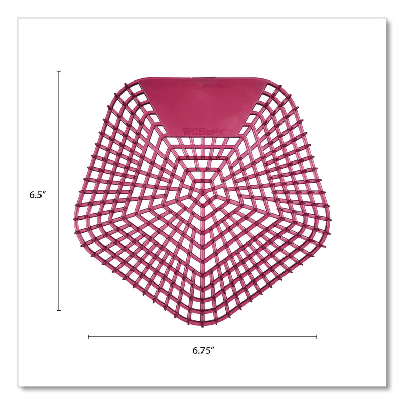 Fresh Products WCBasix Urinal Screen, Apple Cinnamon Scent, Red, 0.11 oz, 10/Box (FRSWCBX10SABX) Box of 10