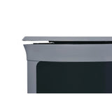 Rubbermaid® Commercial ENHANCE Series Waste Receptacle, Dual Top Hole, 11.5 gal, Metal, Pearl Gray/Umbra Gray (RCP2172846) Each