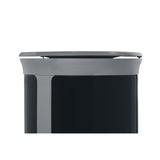 Rubbermaid® Commercial ENHANCE Series Waste Receptacle, 33 gal, Metal, Pearl Gray/Umbra Gray (RCP2172852) Each