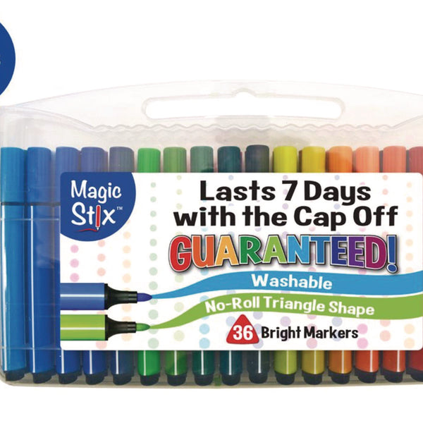 TPG Creations™ Magic Tri Stix Set, 36 Assorted Colors, 36/Set, 12 Sets/Carton (TPG39912) Case of 12