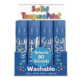 TPG Creations™ Kwik Stix Single Color Pack, 0.7" x 3.5", Light Blue, 12/Pack, 12 Packs/Carton (TPG6007012) Case of 12