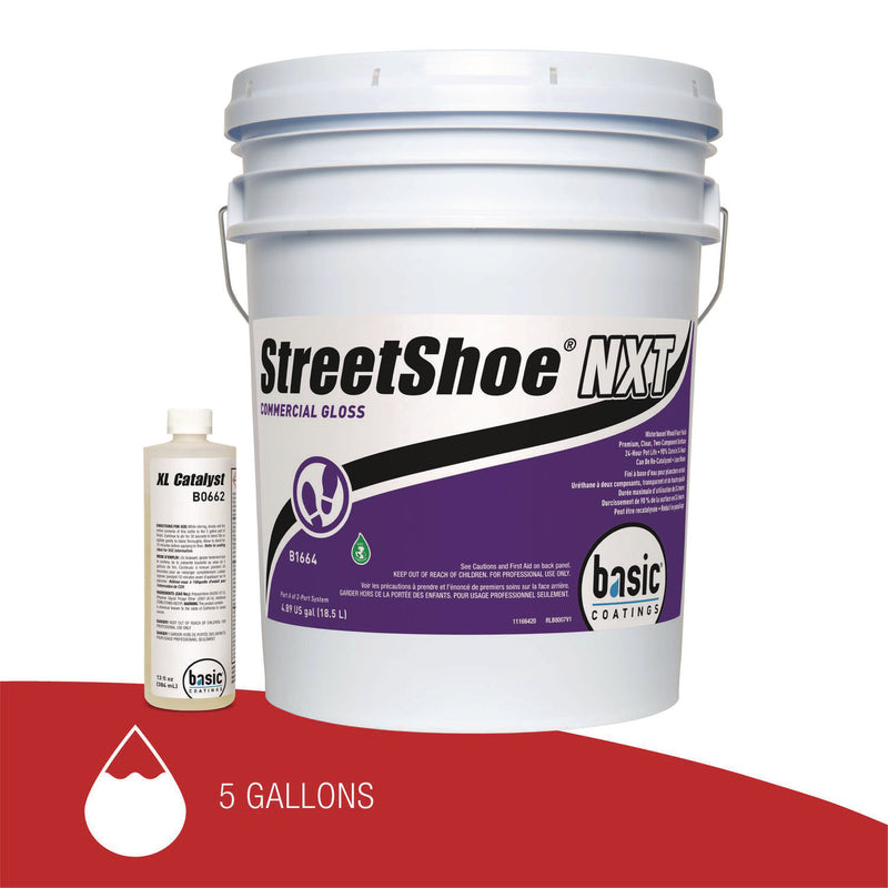 Betco® StreetShoe NXT Wood Floor Finish, 5 gal Pail (BET16640500) Each