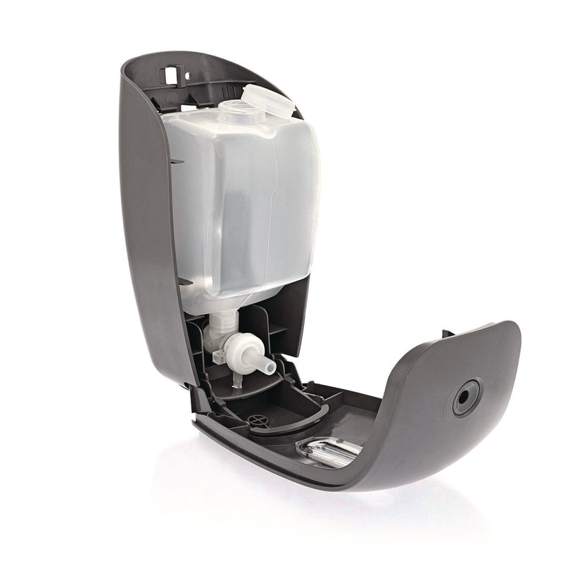 Alpine Industries Surface Mounted Soap and Hand Sanitizer Dispenser, 27 oz, 4.1 x 4.6 x 9.6, Gray (ALHALP425GRY) Each