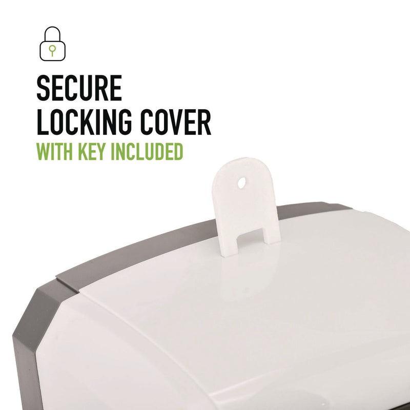 Wall Mount Automatic Foam Hand Sanitizer and Soap Dispenser, 40 oz, 4.48 x 6 x 11.1, White (ALHALP430F) Each