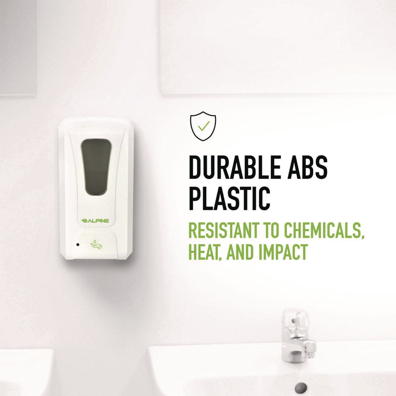 Wall Mount Automatic Foam Hand Sanitizer and Soap Dispenser, 40 oz, 4.48 x 6 x 11.1, White (ALHALP430F) Each
