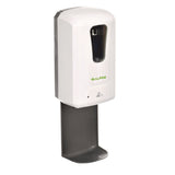 Alpine Industries Wall Mount Automatic Gel Hand Sanitizer/Soap Dispenser with Drip Tray, 40 oz, 4.48 x 6 x 18.1, White (ALHALP430LT) Each
