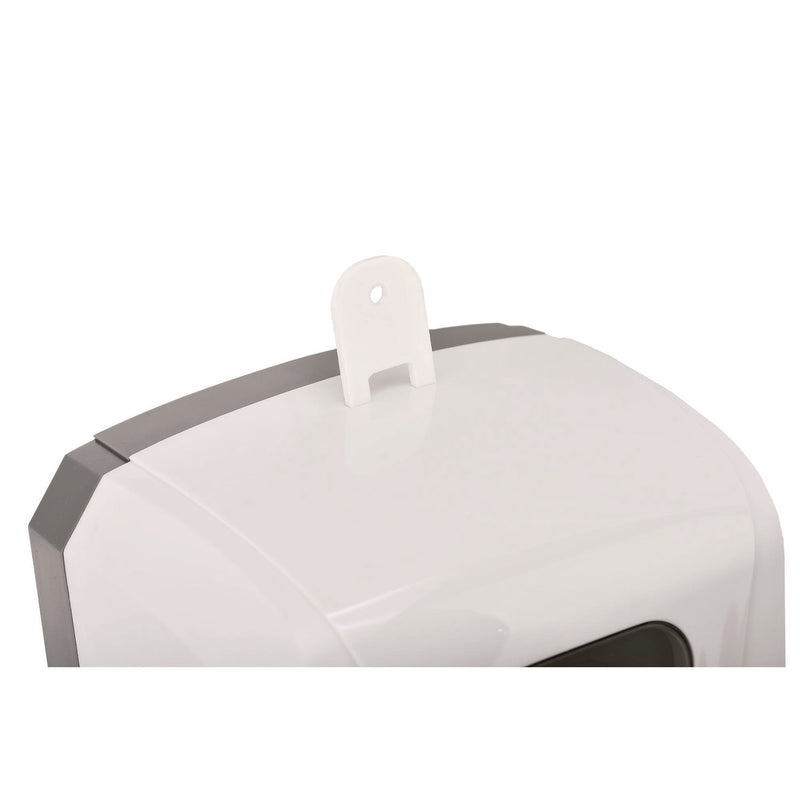 Alpine Industries Wall Mount Automatic Gel Hand Sanitizer/Soap Dispenser with Drip Tray, 40 oz, 4.48 x 6 x 18.1, White (ALHALP430LT) Each