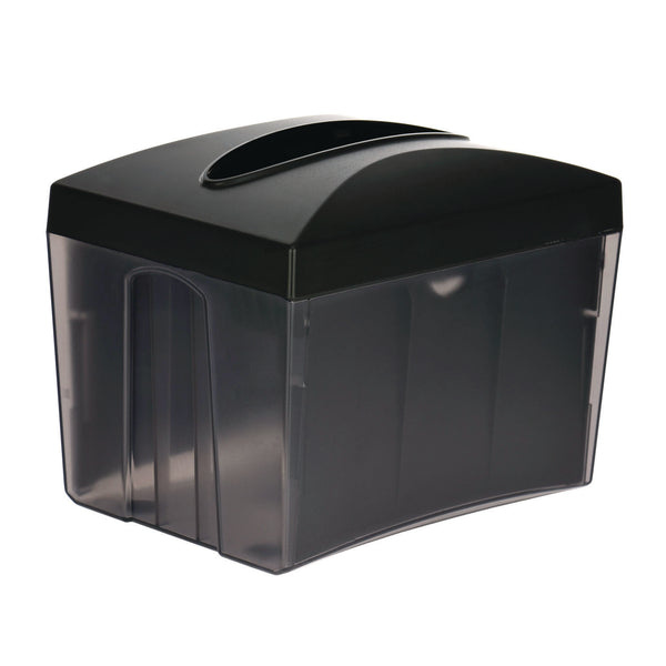 Alpine Industries Interfold Table Top Dispenser Napkin Holder, 5.9 x 8 x 6.5, Black (ALHALP4332) Each