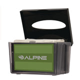 Alpine Industries Interfold Table Top Dispenser Napkin Holder, 5.9 x 8 x 6.5, Black (ALHALP4332) Each