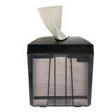 Alpine Industries Interfold Table Top Dispenser Napkin Holder with Caddy, 6 x 14.17 x 6.5, Black (ALHALP4332C) Each