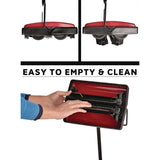 Alpine Industries Manual Triple Brush Carpet and Floor Sweeper, 42.5" Handle, Red (ALHALP469REDNEW) Each