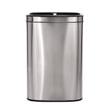 Alpine Industries 10.5 Gallon Stainless Steel Open Top Dual Compartment Trash Can (ALHALP470R40L) Each