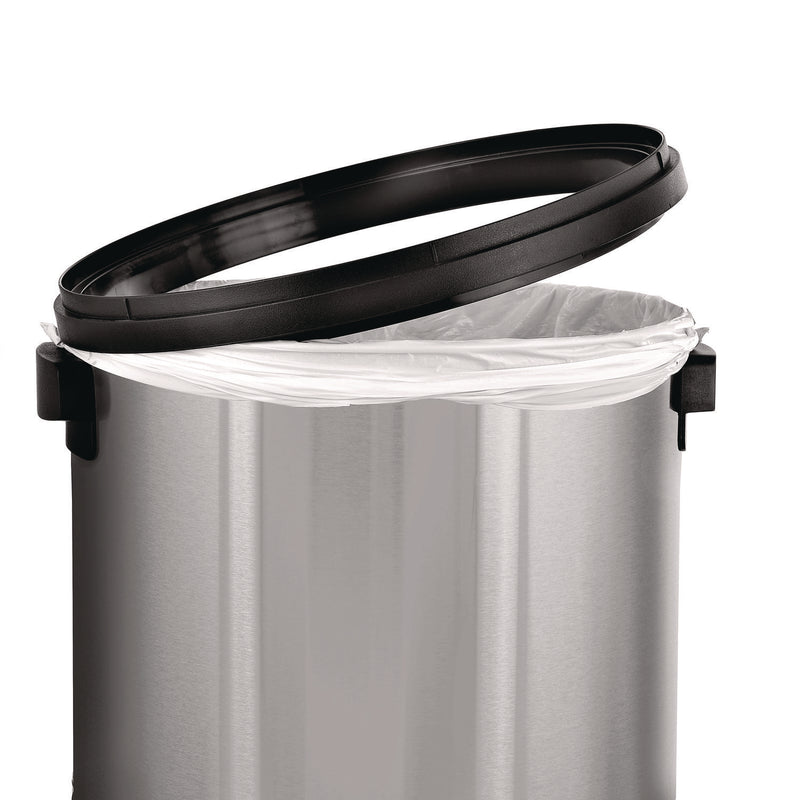 Alpine Industries 17 Gallon Stainless Steel Commercial Trash Can with Swing Lid (ALHALP47065L1) Each