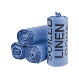 Inteplast Group Institutional Low-Density Can Liners, Soiled Linen, 30 gal, 1 mil, 30" x 43", Blue, 200/Carton (IBSBR3043XHVB) Case of 200