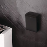 Alpine Industries Stainless Steel Wall-Mounted Sanitary Napkin Receptacle, Black (ALHALP451SSBBLK) Each