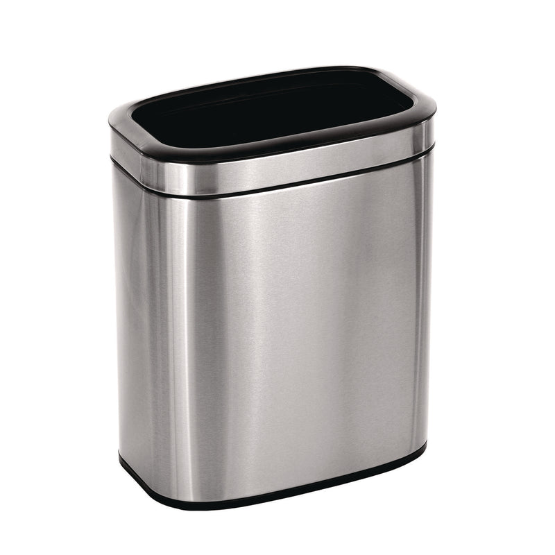 Alpine Industries Stainless Steel Rectangular Liner Open Top Trash Can, 5.3 gal, Brushed Stainless Steel (ALHALP47020L) Each