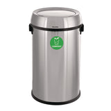Alpine Industries 17 Gallon Stainless Steel Indoor Compost Receptacle with Swivel Lid (ALHALP47065L1CO) Each
