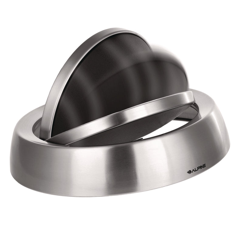 Alpine Industries 17 Gallon Stainless Steel Indoor Compost Receptacle with Swivel Lid (ALHALP47065L1CO) Each