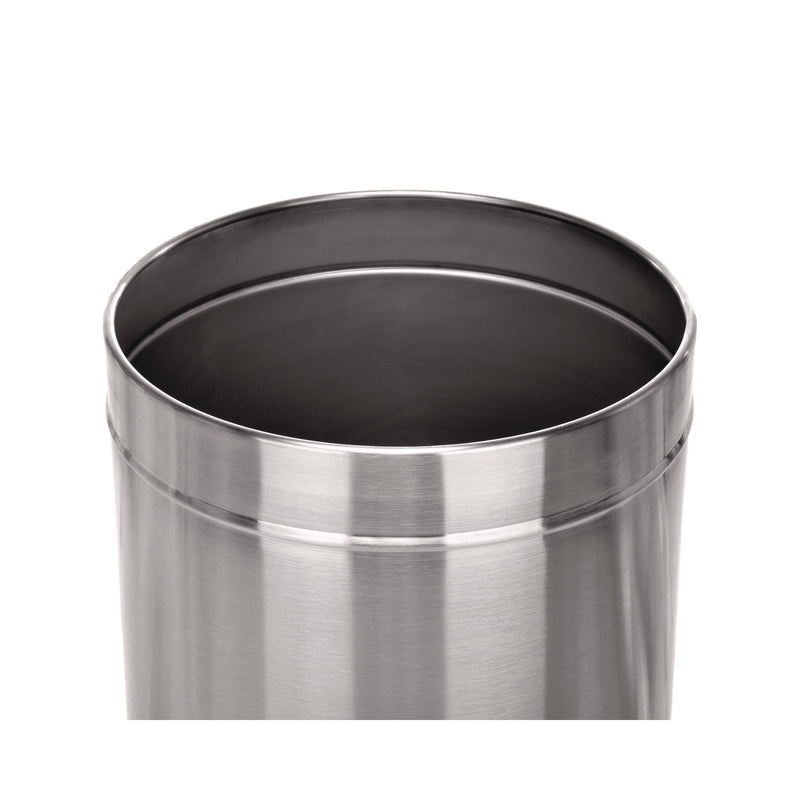 Alpine Industries 27 Gallon Stainless Steel Commercial Indoor Trash Can, Brushed Stainless Steel (ALHALP47527) Each