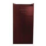 Alpine Industries 40 Gal Commercial Tray Top Waste Enclosure Trash Receptacle, 40 gal, Wood, Mahogany (ALHALP476MA) Each
