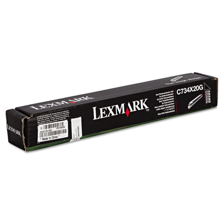 Lexmark™ C734X20G Photoconductor Kit, 20,000 Page-Yield, Black (LEXC734X20G)