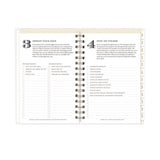 Blue Sky® Day Designer Navy Stripe Daily/Monthly Planner, Horizontal Stripe Artwork, 8 x 5, Navy/White Cover, 12-Month (Jan-Dec): 2026 (BLS103623) Each