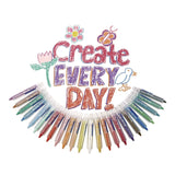 TPG Creations™ Wonder Stix Playmat Kit, 12 Assorted Pastel Wonderstix and 4 Playmats/Pack, 12 Packs/Carton (TPG64906) Case of 12