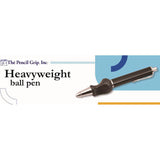 TPG Creations™ Heavyweight Ball Pen w/The Pencil Grip, Ballpoint Pen, Retractable, Med 0.7 mm, Black Ink, Black/Silver/Navy Barrel, 8/Carton (TPG65108) Case of 8
