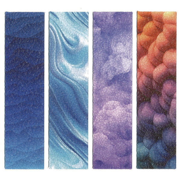 TPG Creations™ Zen Strips, Sandy Gradient, Assorted Colors, 4/Set, 36 Sets/Carton (TPG85536) Case of 36