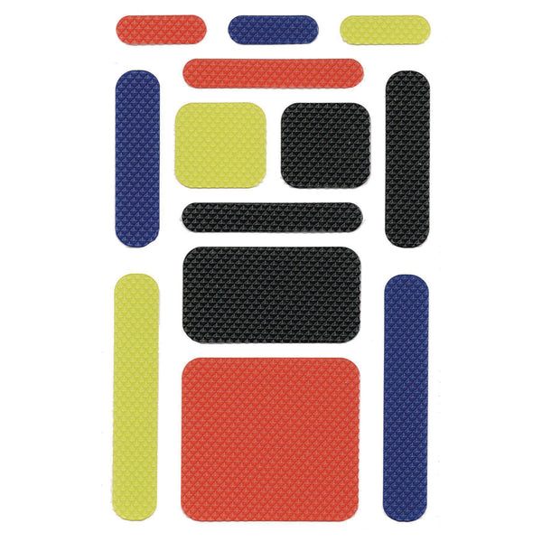 TPG Creations™ Anywhere Zen Strips, Bumpy, Assorted Primary Colors 13/Set, 24 Sets/Carton (TPG88024) Case of 24