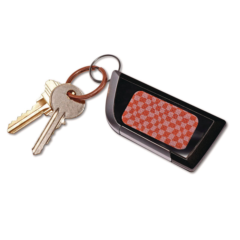 TPG Creations™ Anywhere Zen Strips, Bumpy Checkered, Pink/Red, 13/Set, 24 Sets/Carton (TPG88424) Case of 24