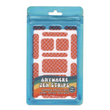 TPG Creations™ Anywhere Zen Strips, Bumpy Checkered, Pink/Red, 13/Set, 24 Sets/Carton (TPG88424) Case of 24