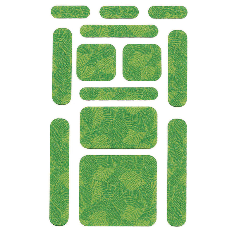 TPG Creations™ Anywhere Zen Strips, Sandy Palm Leaves, Assorted Colors, 13/Set, 24 Sets/Carton (TPG88624) Case of 24