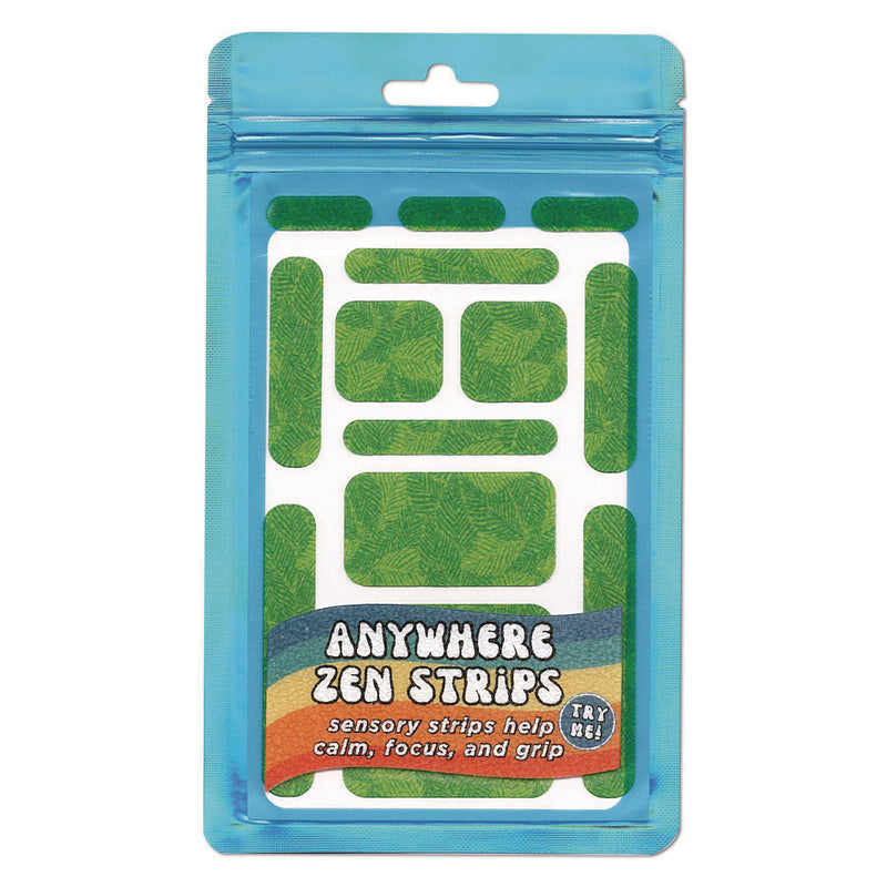 TPG Creations™ Anywhere Zen Strips, Sandy Palm Leaves, Assorted Colors, 13/Set, 24 Sets/Carton (TPG88624) Case of 24