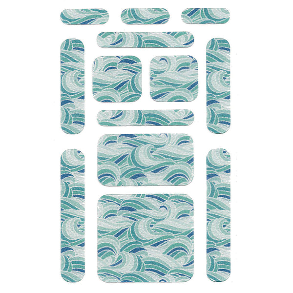 TPG Creations™ Anywhere Zen Strips, Sandy Waves, Assorted Colors, 13/Set, 24 Sets/Carton (TPG88724) Case of 24