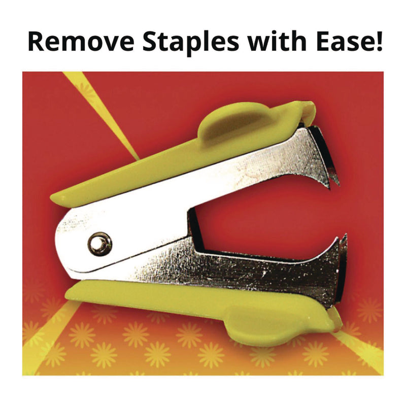 TPG Creations™ Staple Remover, Yellow, 144/Carton (TPG136144) Case of 144